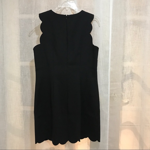 NWOT J Crew scalloped sleeveless dress LBD SZ 6 - Picture 5 of 5